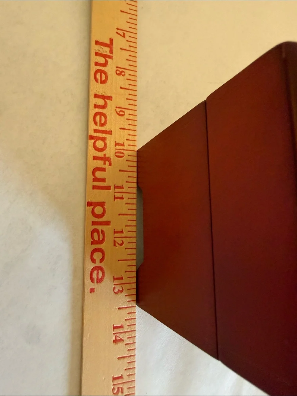 Wooden Decorative Storage Box in Deep Red